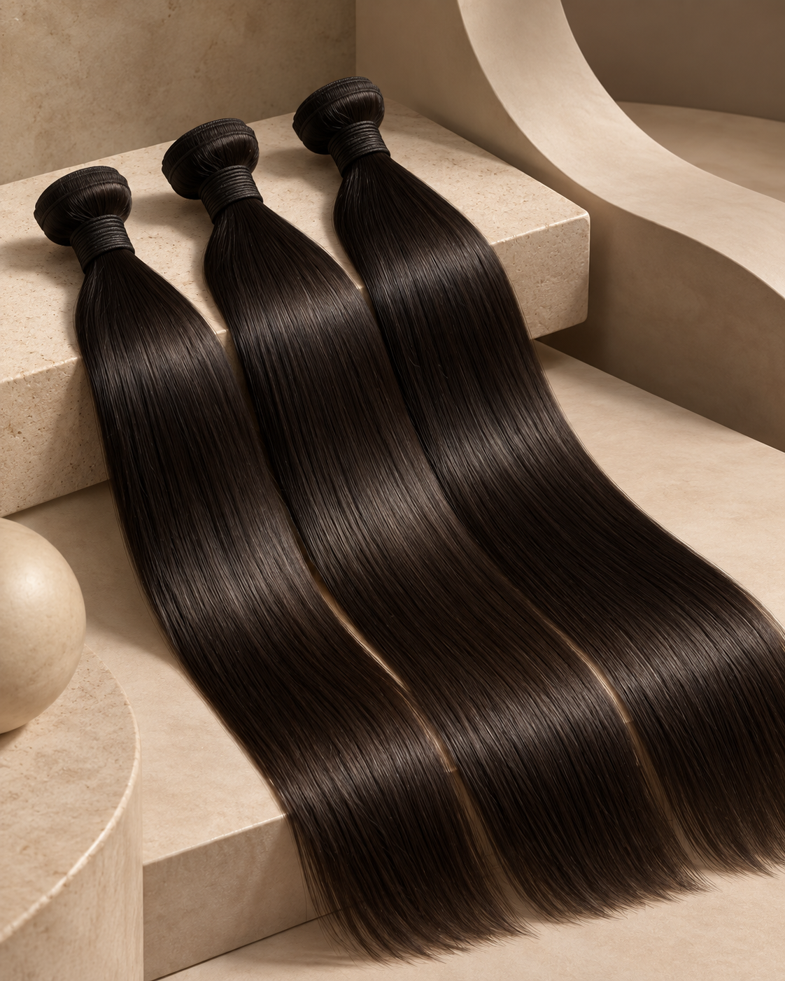DESTINÉ Raw Straight 20"/22"/24" Bundle Deal